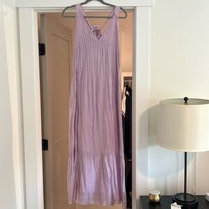 Free People lavender purple Maxi dress NWT size L